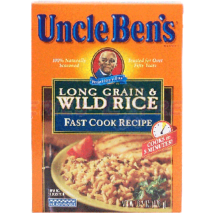 Uncle Ben's  fast cook recipe long grain & wild rice 6.2oz