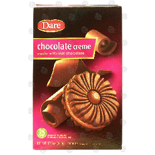 Dare  cookies, chocolate creme made with real chocolate 12.3oz