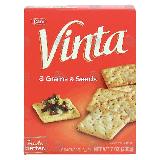 Dare Vinta 8 grains & seeds crackers 7oz