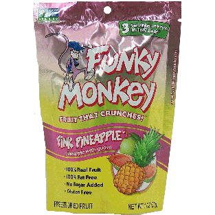Funky Monkey Pink Pineapple pineapple with guava freeze-dried fruit1oz