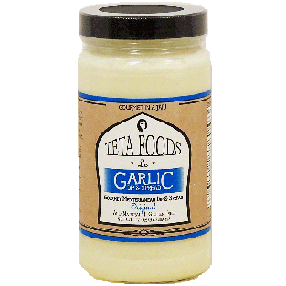 Teta Foods  garlic dip & spread, original 12oz