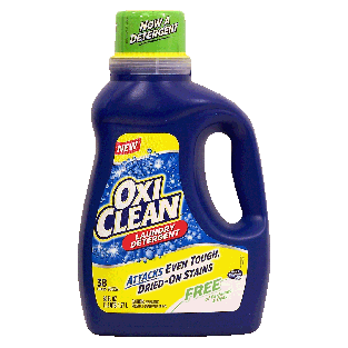 Oxi Clean  liquid detergent, free of perfumes & dyes, for all m60fl oz