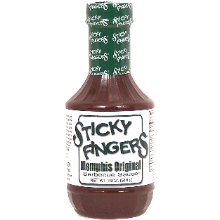 Sticky Fingers  memphis original barbecue sauce 18oz