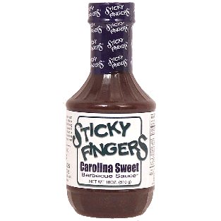 Sticky Fingers  carolina sweet barbecue sauce 18oz