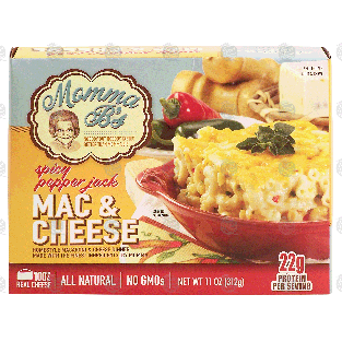 Momma B's Mac & Cheese spicy pepper jack, all natural, homestyle 11-oz