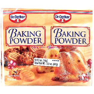 Dr. Oetker  baking powder 6-packets 3oz