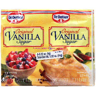 Dr. Oetker  original vanilla sugar 6-packets 1.92oz