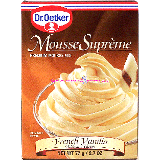 Dr. Oetker Mousse Supreme french vanilla premium mousse mix 2.7oz