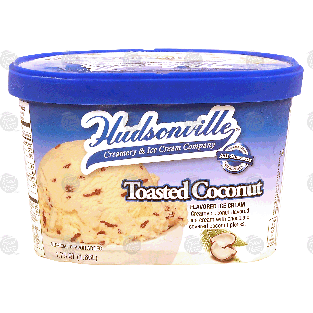 Hudsonville  toasted coconut flavored ice cream 1.75-qt