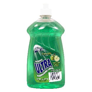First Force Ultra concentrated dishwashing liquid, green apple 28fl oz