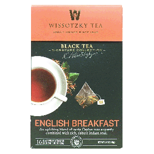 Wissotzky Tea Signature Collection english breakfast ceylon tea, 1.4oz