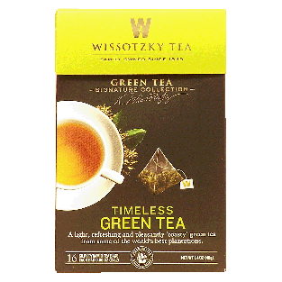 Wissotzky Tea Signature Collection green tea, 16-silky pyramid te1.4oz