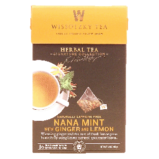 Wissotzky Tea Signature Collection nana mint with ginger and lemo1.4oz