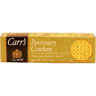 Carr's  rosemary crackers; rich savory rosemary blend 5oz
