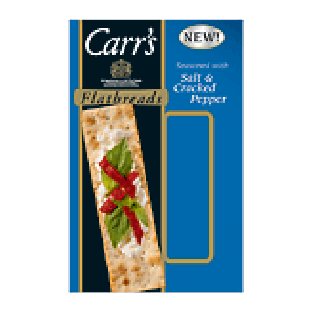 Carr's Flatbreads seasoned with salt & cracked pepper 5.3oz
