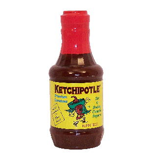 Ketchipotle  hot & smokey chipotle peppers, premium tomatoes, use 18oz