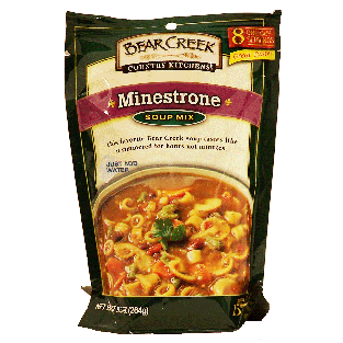 Bear Creek Country Kitchens  minestrone soup mix, just add water 9.3oz