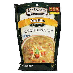 Bear Creek Country Kitchens  tortilla soup mix, just add water 8.8oz