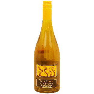 Naked Four Vines chardonnay wine of Santa Barabara County, 13.9% 750ml