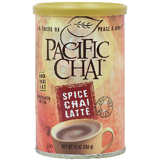 Pacific Chai  spice chai latte, just add water 10oz