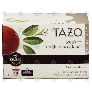 Keurig Tazo awake; english breakfast, black tea, 10 k-cup 1.51-oz