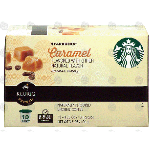 Keurig Caramel naturally flavored ground coffee, 10 k-cups 3.5-oz