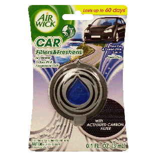 Air Wick Car air freshener, filters & freshens, vent clip, new car 1ct