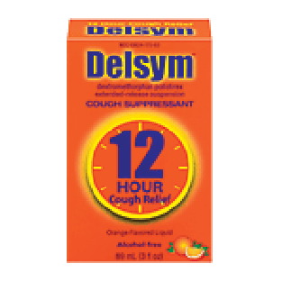 Delsym Cough Suppressant 12-Hour Cough Relief Orange 3fl oz