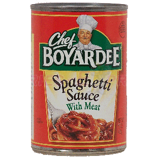 Chef Boyardee  spaghetti sauce with meat 15oz