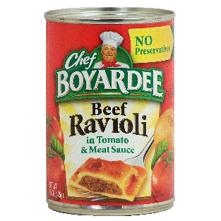 Chef Boyardee Ravioli Beef In Tomato & Meat Sauce 15oz
