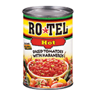 Ro*tel Hot Diced Tomatoes with habaneros  10oz