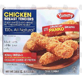 Yummy  chicken breast tenders made with crunchy panko breading 24.5-oz