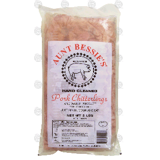 Aunt Bessie's  hand cleaned pork chitterlings 5-lb