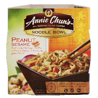 Annie Chun's Noodle Bowl peanut sesame, with peanut, carrot and s8.8oz