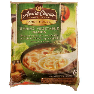 Annie Chun's Ramen House spring vegetable ramen, restaurant-quali4.9oz