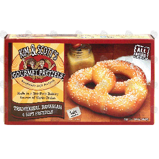 Kim & Scott's Gourmet Pretzels 4 traditional bavarian soft pretze16-oz
