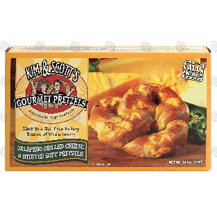 Kim & Scott's Gourmet Pretzels jalapeno grilled cheese, 4 stuffed14-oz