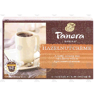 Panera Bread  hazelnut creme coffee, 12 cups 5.08-oz