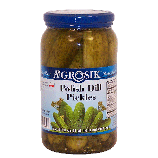 Agrosik  polish dill pickles 30fl oz