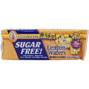 Voortman  sugar free lemon wafer cookies 9oz