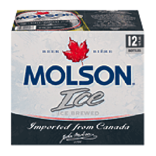Molson Ice Beer 12 Oz 12pk