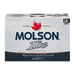 Molson Ice Beer 12 Oz 24pk