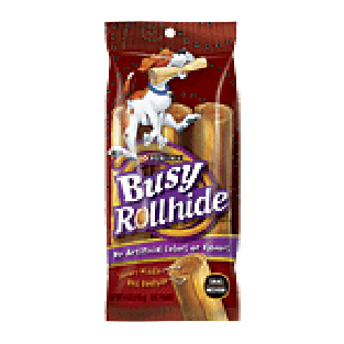 Purina Busy Rollhide beef rawhide, savory middle, for small/medium 3ct