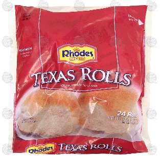 Rhodes Bake N Serv texas rolls, 24 rolls 3-lb