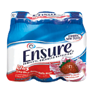 Ensure Plus Balanced Nutrition Shake Strawberries & Cream 8 Oz 6ct