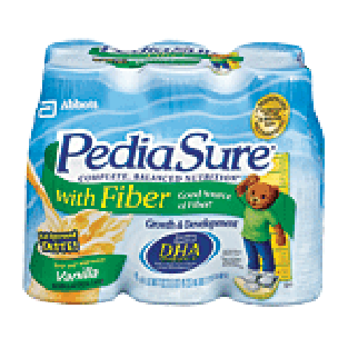 PediaSure Nutritional Drink Vanilla w/Fiber 8 Oz 6ct