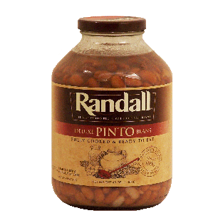 Randall  deluxe pinto beans, fully cooked and ready to eat  48oz