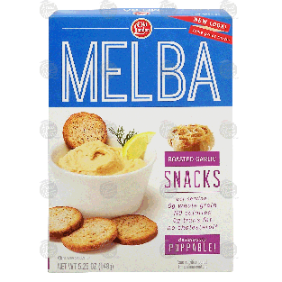 Old London Melba roasted garlic snacks 5.25oz