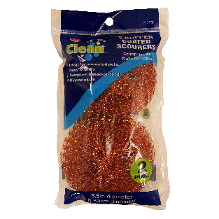 Ritz Clean  copper coated scourers, ideal for uncoated pots, pans a 2ct