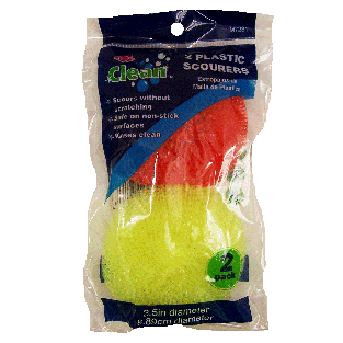 Ritz Clean  plastic scourers, safe for non-stick surfaces  2ct